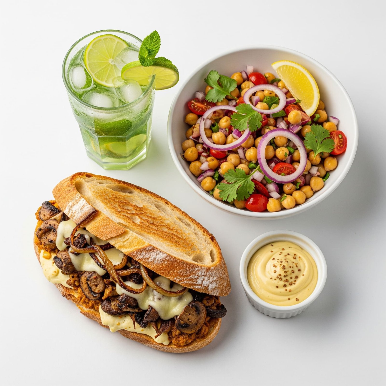 Masala Mushroom Sandwich